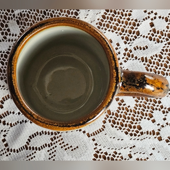 ARIZONA COFFEE MUG SIGNED A. MADE IN MEXICO EUC POTTERY SUN MOON CELESTIAL EUC - Picture 4 of 6